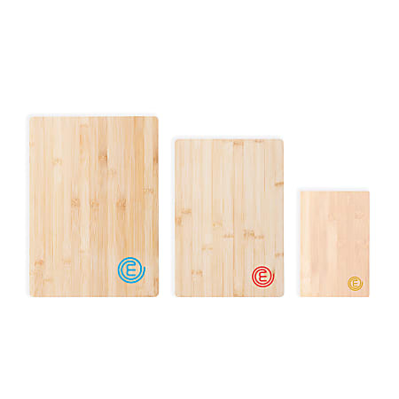 MasterChef 3-Piece Color Coded Cutting Board Set, Beige
