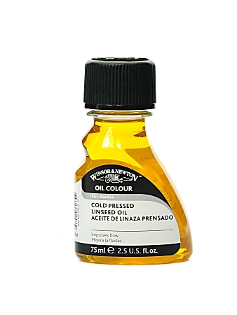 Winsor & Newton Linseed Oil, Cold Pressed, 75mL