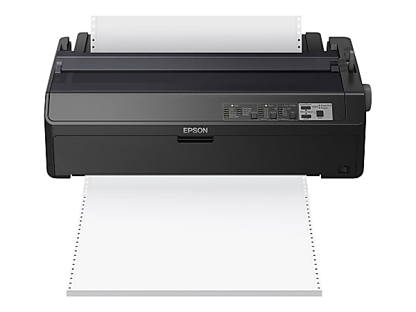 Epson LQ-2090II N 24-pin Dot Matrix Printer, Monochrome, Energy Star, C11CF40202