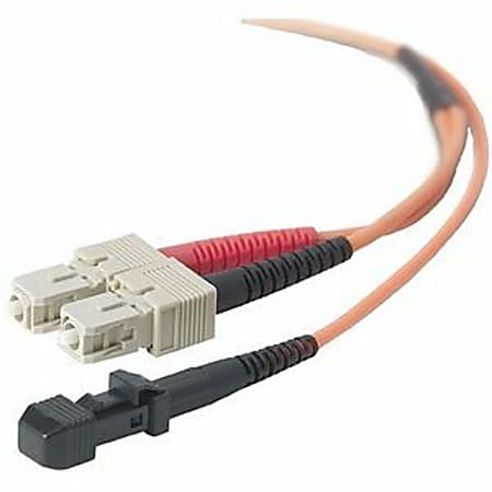 Belkin - Patch cable - MT-RJ multi-mode (M) to SC/PC multi-mode (M) - 15.2 m - fiber optic - 62.5 / 125 micron - orange