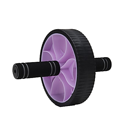 Mind Reader Ab Roller Wheel, 6-3/4"H x 9-3/4"W x 6-3/4"D, Purple