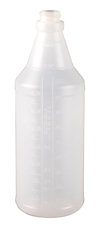 Continental Multi-Purpose Polyethylene Center Neck Spray Bottle, 32 Oz, Clear