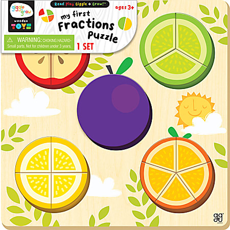 Bendon My First Fraction Puzzle, Grades K - 2