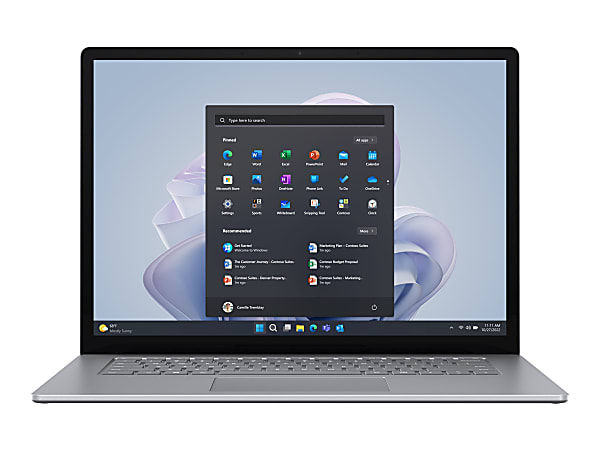 Microsoft Surface Laptop 5 13.5" Touchscreen - Intel Core i5 12th Gen i5-1235U - 8 GB Total RAM - 256 GB SSD - Platinum- Windows 11