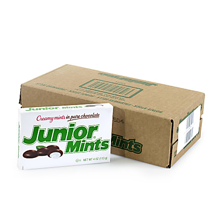 Junior Mints Theater Boxes, 4 Oz, Pack Of 12