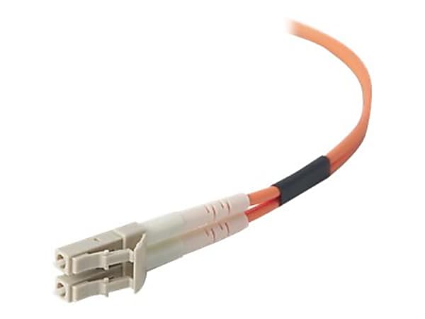 Belkin LCLC625-05M-TAA Fiber Optic Duplex Patch Cable - 16.40 ft Fiber Optic Network Cable - First End: 2 x LC Male Network - Second End: 2 x LC Male Network - Patch Cable - 62.5/125 µm - Orange