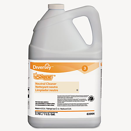 Diversey™ Stride® Neutral Cleaner, Citrus Scent, 128 Oz, Pack Of 4 Bottles