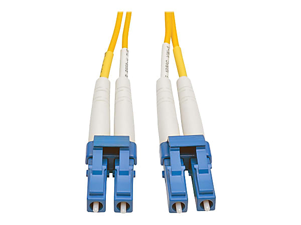 Tripp Lite 7M Duplex Singlemode 8.3/125 Fiber Optic Patch Cable LC/LC 23' 23ft 7 Meter - 22.97 ft Fiber Optic Network Cable for Network Device, Patch Panel, Switch - First End: 2 x LC Male Network - Second End: 2 x LC Male Network - Patch Cable