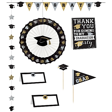 Amscan 23-Piece Graduation Candy Buffet Kit