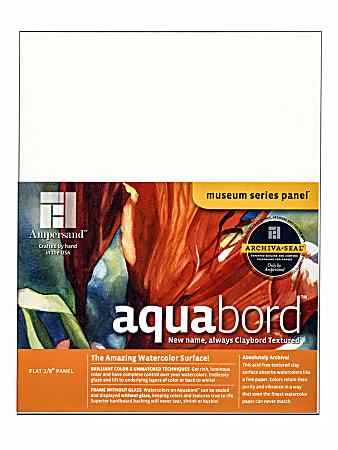 Ampersand Aquabord, 14" x 18", Pack Of 2