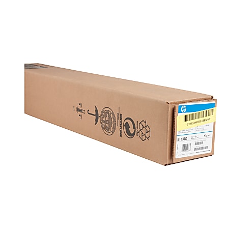 HP Large-Format Film Roll, 24" x 150', 4.3 mil, White