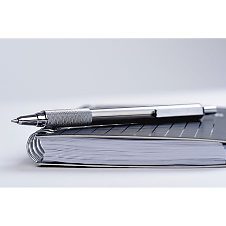 Zebra Pen STEEL 7 Series F-701 Retractable Ballpoint Pen - 0.7 mm Pen Point Size - Refillable - Retractable - Black - Stainless Steel Barrel - 6 / Box Zebra Pen STEEL 7 Series F-701 Retractable Ballpoint Pen - 0.7 mm Pen Point Size - Refillable - Retractable - Black - Stainless Steel Barrel - 6 / Box