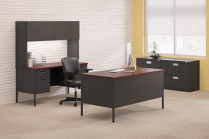 Hon metro classic clearance double pedestal desk