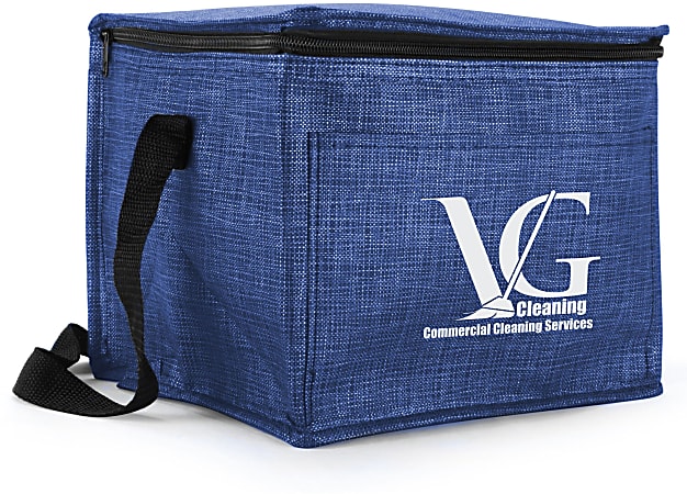 Custom Promotional Silver-Tone Cooler Bags, Set Of 50 Bags