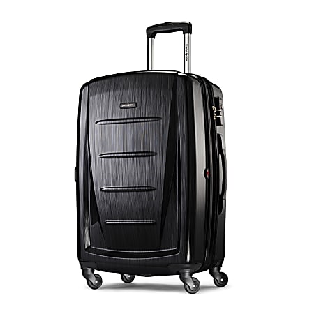 Samsonite® Winfield 2 Polycarbonate Rolling Spinner, 24"H x 16 1/2"W x 11"D, Brushed Anthracite