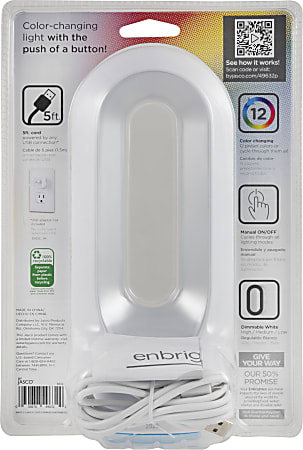 Enbrighten color changing tabletop lamp store