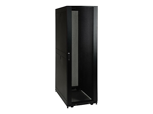 Tripp Lite 42U Rack Enclosure Server Cabinet Threaded 10-32 Mounted Holes - Rack cabinet - black - 42U - 19"