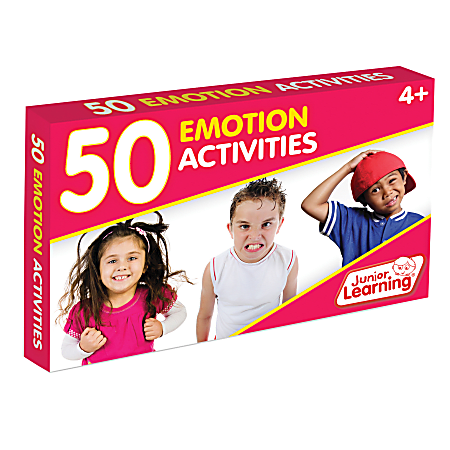 Junior Learning Emotion Activity Cards, Pack Of 50 Cards, Grades K-5