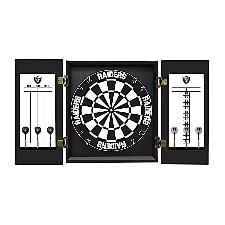 Imperial NFL Fan's Choice Dartboard Set, Las Vegas Raiders