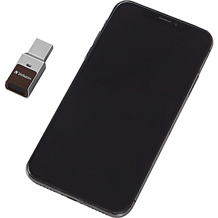 Verbatim Fingerprint Secure USB 3.0 Flash Drive - 64 GB - USB 3.0 - Silver - 256-bit AES - Lifetime Warranty - 1 Each Verbatim Fingerprint Secure USB 3.0 Flash Drive - 64 GB - USB 3.0 - Silver - 256-bit AES - Lifetime Warranty - 1 Each