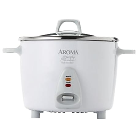 Aroma Simply Stainless 20 Cup Rice Cooker - Office Depot