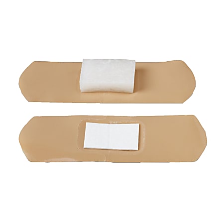 Curad® Pressure Adhesive Bandages, 2 3/4" x 1", Natural, Box Of 100