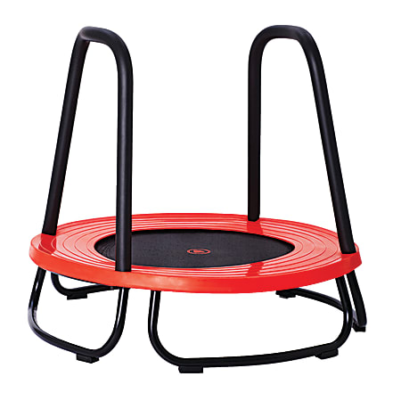 Gonge Baby Trampoline, 7-1/8"H x 29-1/8"W x 29-1/8"D, Red/Black