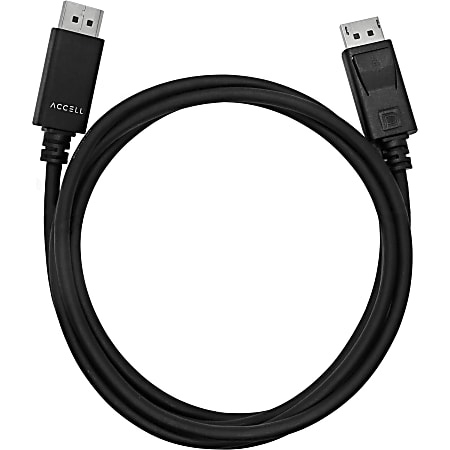 Accell B088C-507B-23 DisplayPort To DisplayPort Version 1.4 Cable, Pack Of 5