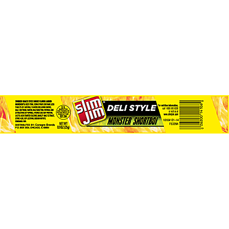 Slim Jim Monster ShortBoi 0.9 Oz - Office Depot