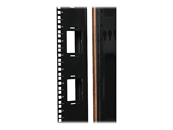 Eaton Tripp Lite Series 42U Rack Enclosure Server Cabinet Copper Bus Grounding Bar - Grounding bar (vertical)