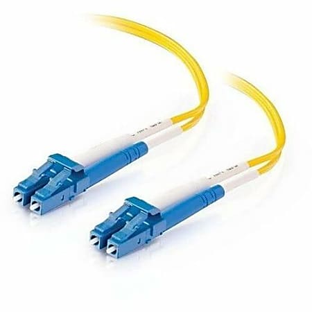 C2G 2m LC-LC 9/125 Duplex Single Mode OS2 Fiber Cable - Yellow - 6ft - 2m LC-LC 9/125 Duplex Single Mode OS2 Fiber Cable - Yellow - 6ft