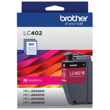 Brother® LC402 Magenta Ink Cartridge, LC402M