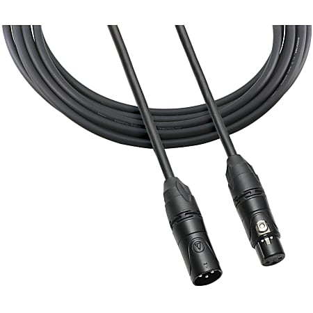 Audio-Technica ATR-MCX Microphone Cables (XLRF - XLRM) - 10 ft XLR Audio Cable for Audio Device, Microphone - First End: 1 x XLR Audio - Female - Second End: 1 x XLR Audio - Male - Shielding
