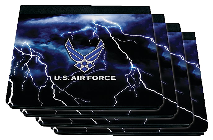 Integrity by California Color Military Pride iPad Cases, Air Force Pride, 11"H x 10 1/2" W x 1"D, 60% Recycled, Mulitcolor, Pack Of 4