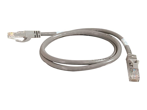 C2G 7ft Cat6 Snagless Unshielded (UTP) Network Crossover Patch Cable - Gray - Crossover cable - RJ-45 (M) to R - 27822