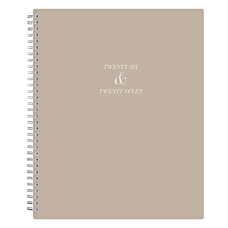 2027 Blue Sky Oat Weekly/Monthly (18-Month) Planning Calendar, 8.5x11, 0%, PP, Jan–Dec, RY27