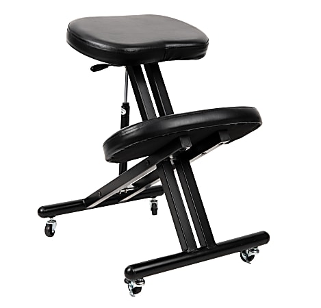 Mind Reader Kneeling Stool, Black