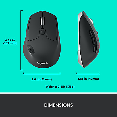 Logitech M720 Triathlon Multi-Device Wireless Mouse at Rs 439