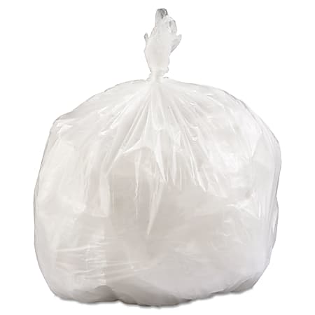 High-Density Commercial Can Liners Value Pack, 33 gal, 14 mic, 33