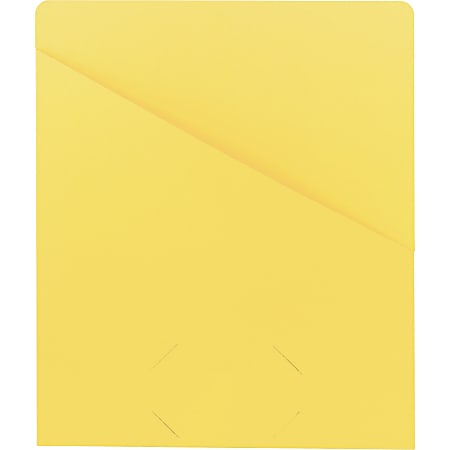 Smead® Slash File Jackets Convenience Pack, 9 1/2" x 11 3/4", Yellow, Pack Of 25