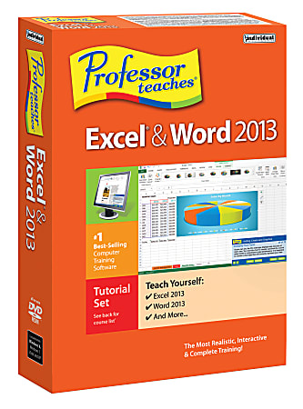 Professor Teaches® Excel® & Word® 2013, Traditional Disc