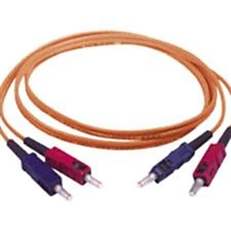 C2G-2m SC-SC 50/125 OM2 Duplex Multimode PVC Fiber Optic Cable - Orange