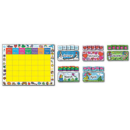 Carson-Dellosa Kid-Drawn Calendar Set