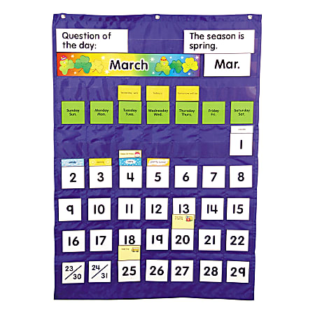 Carson-Dellosa Complete Calendar & Weather Pocket Chart