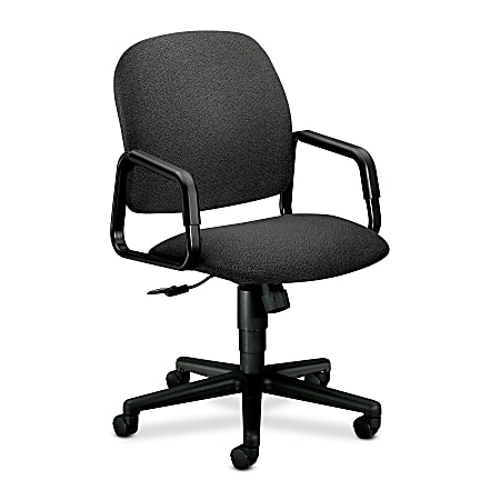 HON® Solutions Seating Executive High-Back Chair, 39 3/4"H x 26"W x 27"D, Blue/Black