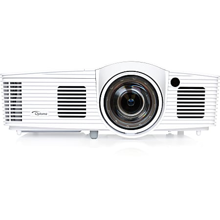Optoma EH200ST Full 3D 1080p 3000 Lumen DLP Short Throw Projector with 20,000:1 Contrast Ratio and MHL Enabled - 1920 x 1080 - Ceiling, Front, Rear - 1080p - 5000 Hour Normal Mode - 6000 Hour Economy Mode - WUXGA - 20,000:1 - 3000 lm - HDMI - USB