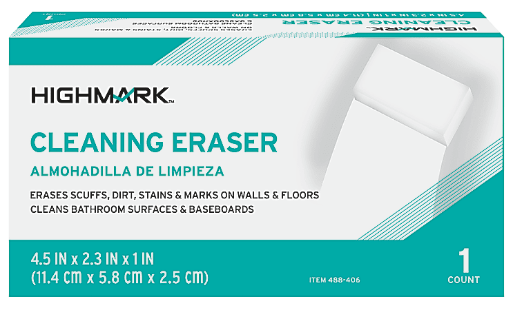 Highmark® Cleaning Eraser, White