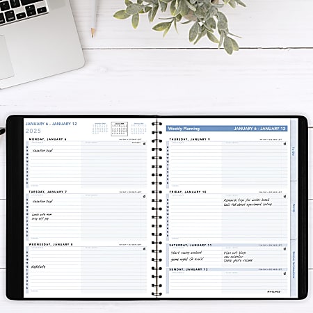 AT-A-GLANCE Weekly Appointment Planner 2013 - 8.5x11 Recycled Paper | Action Planner With Storage Pocket