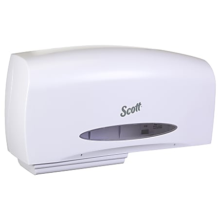 Kimberly-Clark® MOD™ JRT Twin Bathroom Coreless Tissue Dispenser, White