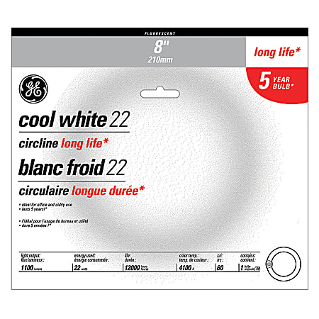 GE Circline Fluorescent Bulb, 22 Watts
